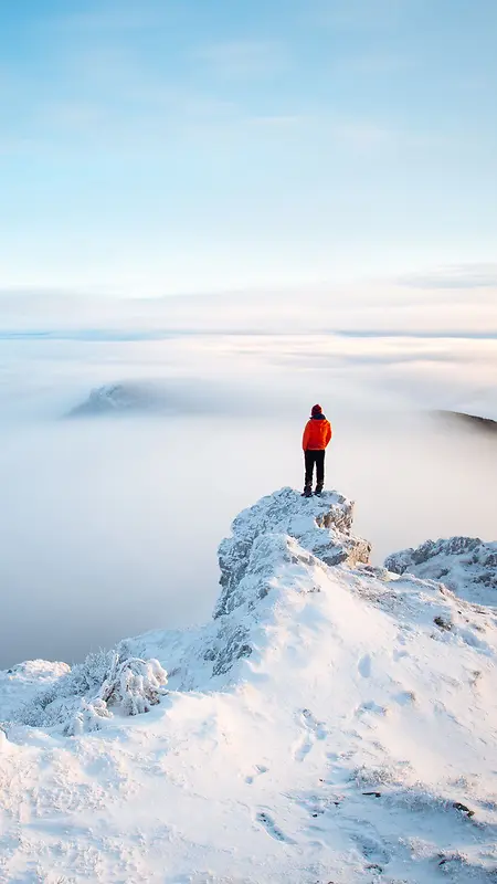 雪山H5背景