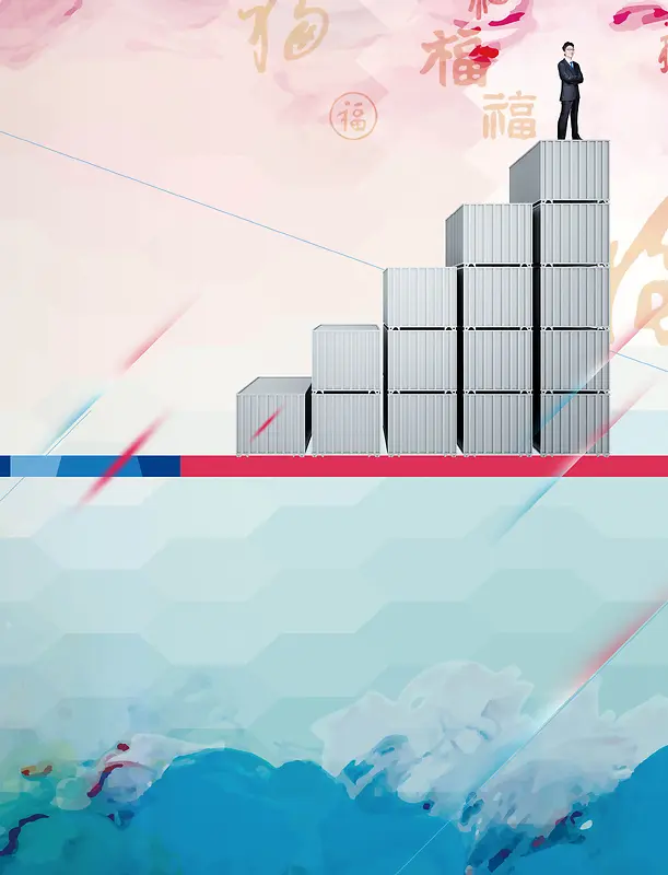 企业文化商务K线背景素材