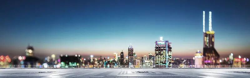 商务科技城市夜景摄影背景