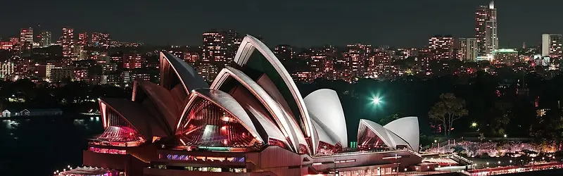 悉尼歌剧院大气建筑banner