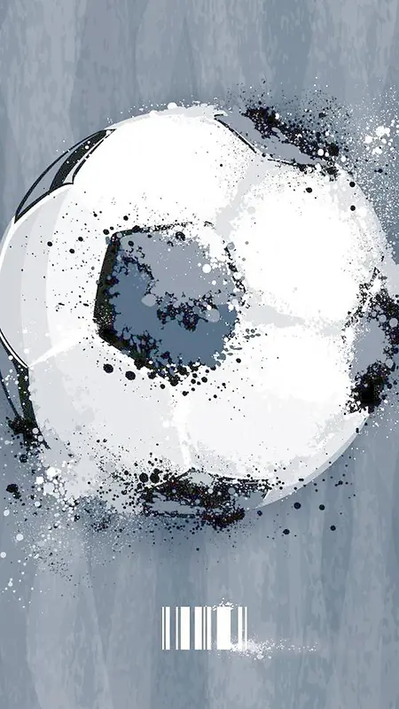 科幻足球粉碎图案背景图