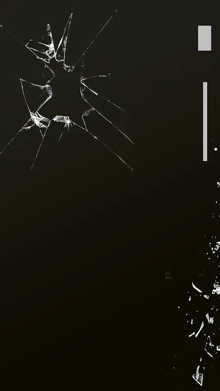 黑色碎玻璃设计背景图