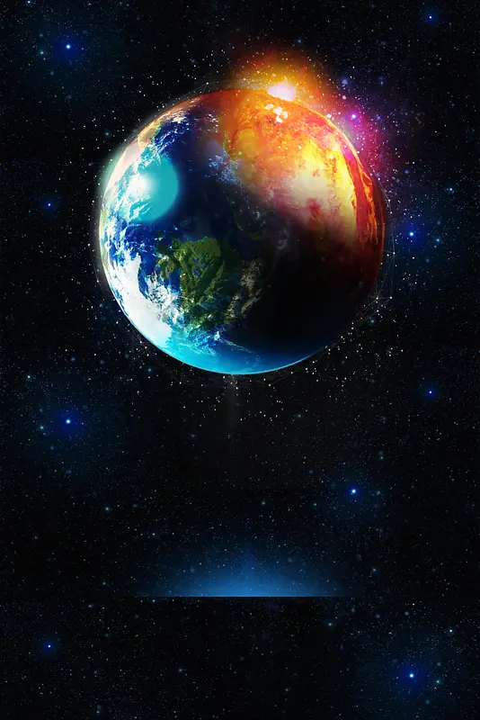 422世界地球日节日海报