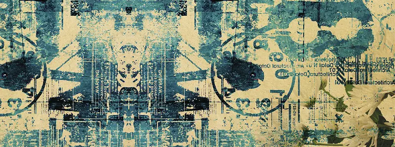 大气世界板块水墨风背景banner