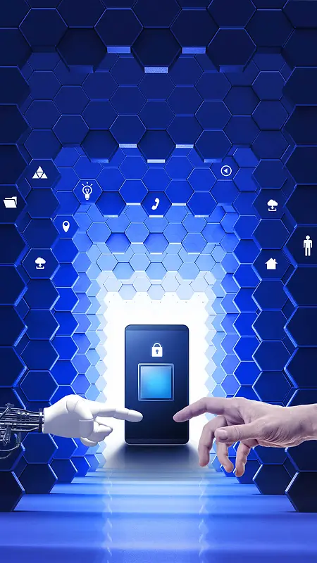 蓝色科技未来人工工智能科学
