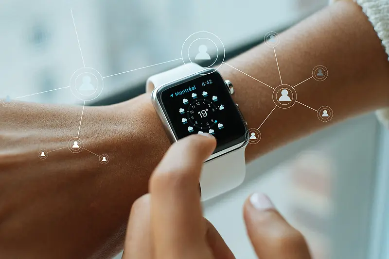 手表科技电子产品平面广告