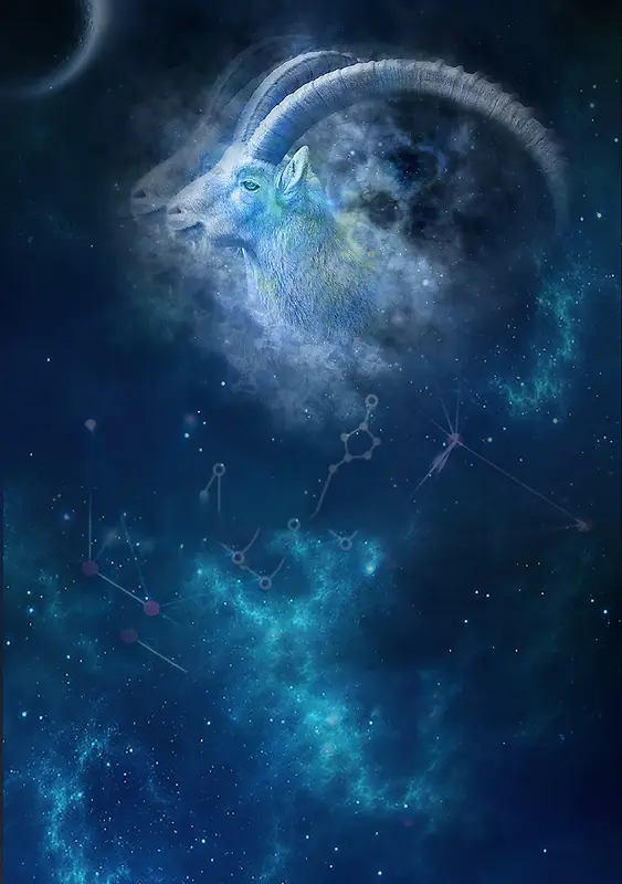 天体星座宣传海报背景