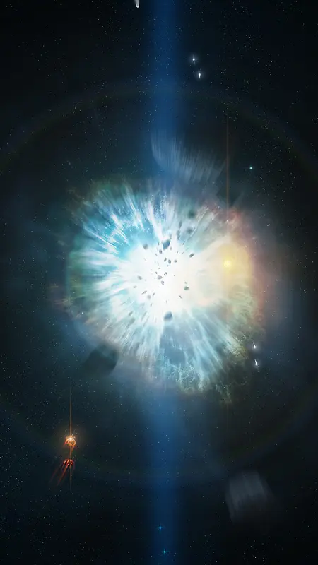 宇宙大爆炸的背景图