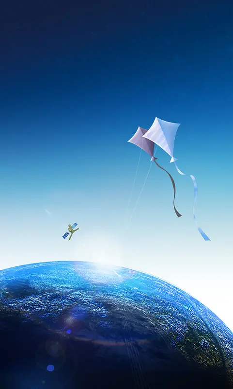 卫星信号宣传海报