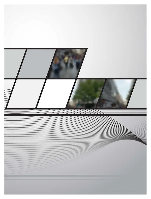几何图形宣传手册封面矢量素材背景