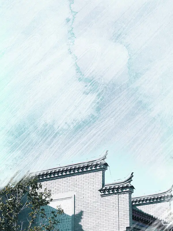 丽江古城旅游海报背景