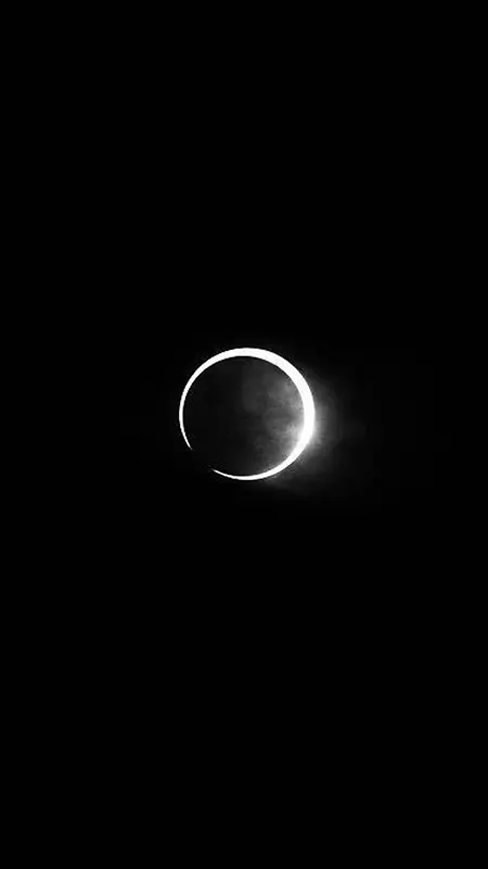 黑色大气月环戒指背景