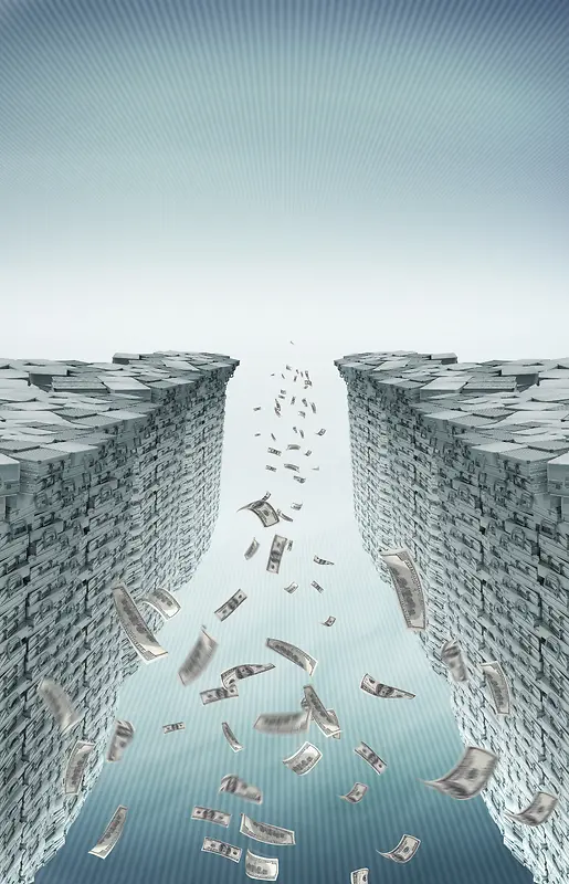 金融纸币印刷背景