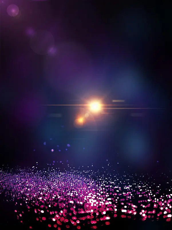 蓝色星空星光科幻荧光背景素材