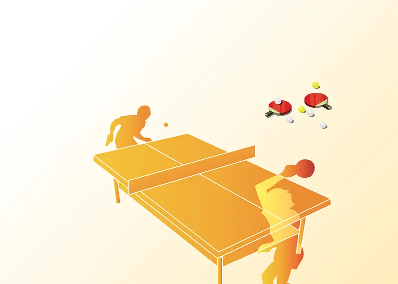 乒乓球比赛海报背景素材
