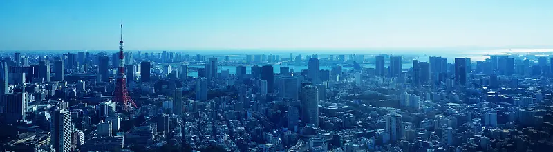 城市商务大气banner壁纸