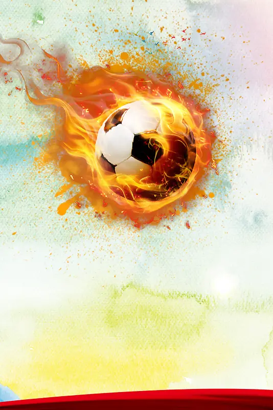 足球争霸赛PSD海报设计背景素材