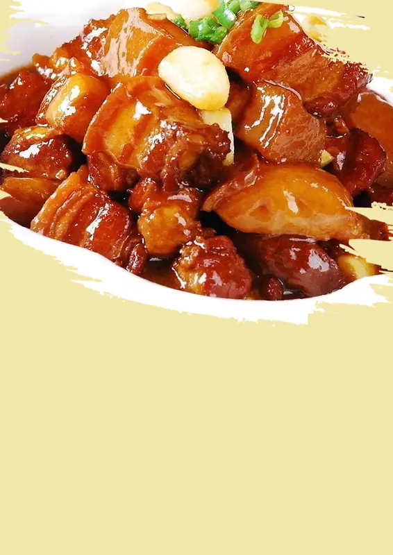 红烧肉类肉背景素材