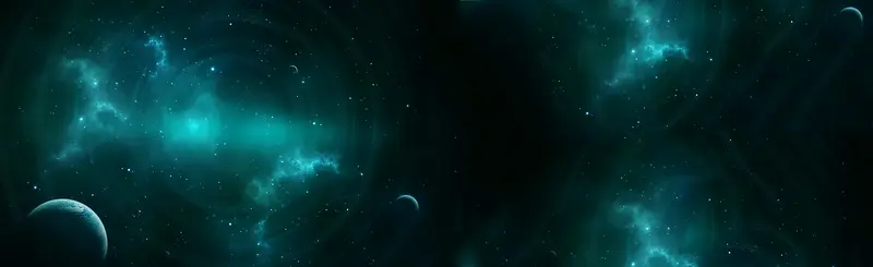 梦幻宇宙星球背景banner