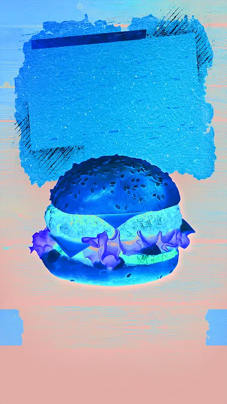 简约商务食品展示H5背景