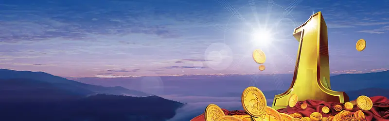 理财商务背景banner