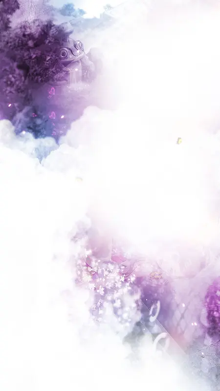 梦幻紫色H5背景
