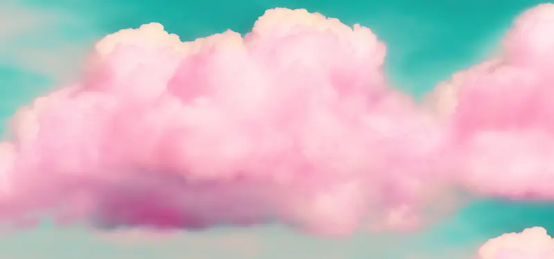 粉色云朵背景
