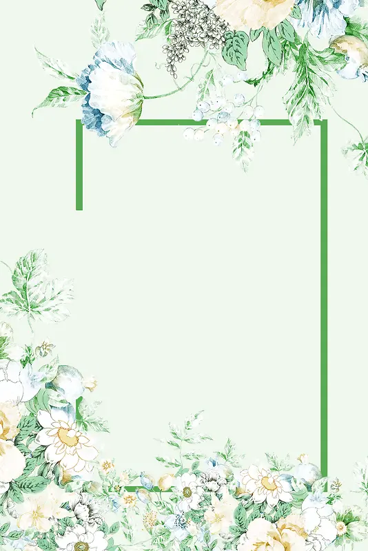 花朵花卉背景模板