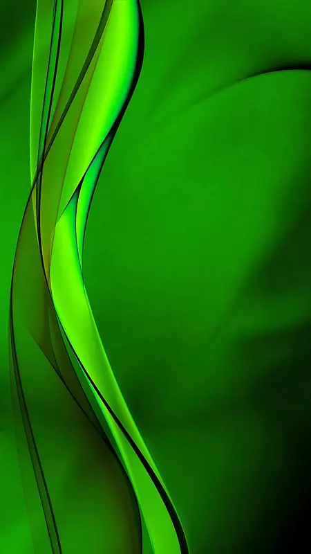 抽象绿色渐变艺术H5背景