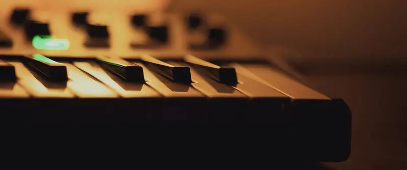 乐器琴键背景