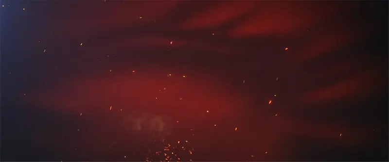 唯美深红星空