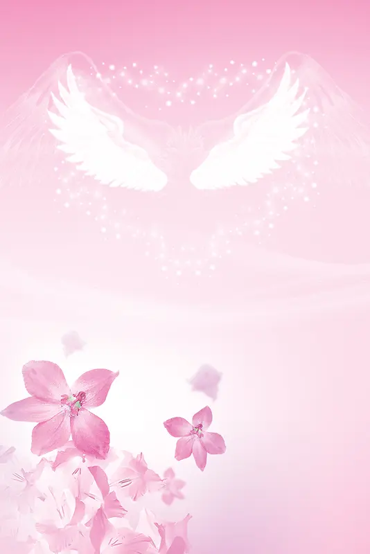 粉色护士节海报背景