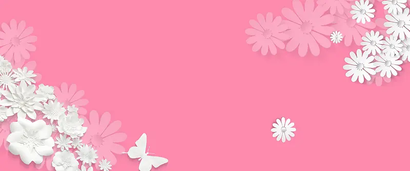 妇女节浪漫唯美粉色海报背景