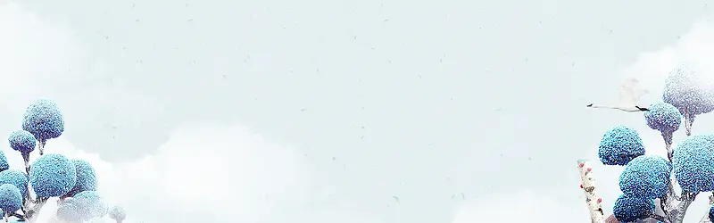 蓝色素雅背景图
