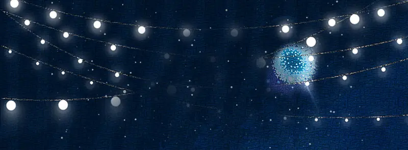 星空仲夏夜之梦唯美蒲公英蓝色banner