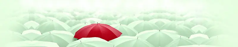 小清新红色雨伞背景