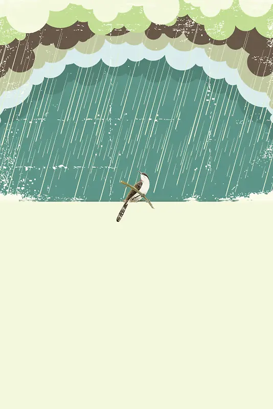 谷雨节日海报背景