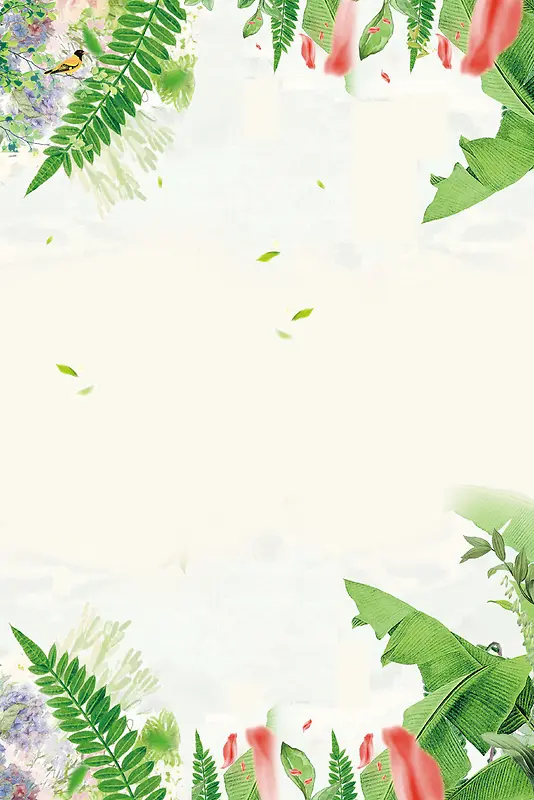 春季促销海报宣传背景