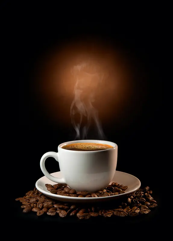 黑色香浓咖啡厨房咖啡美食背景素材