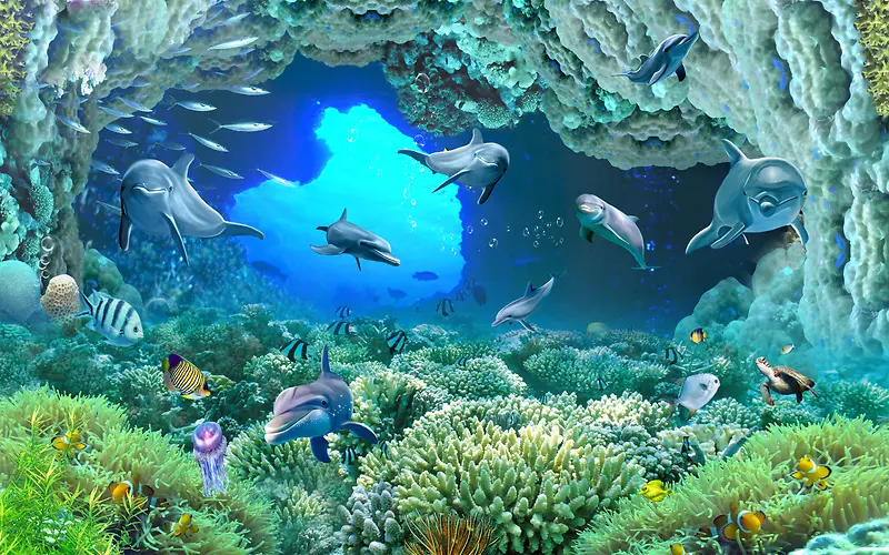 海底世界背景素材