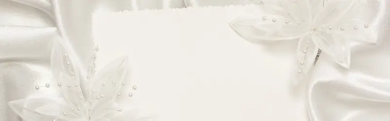 婚纱白色唯美背景banner