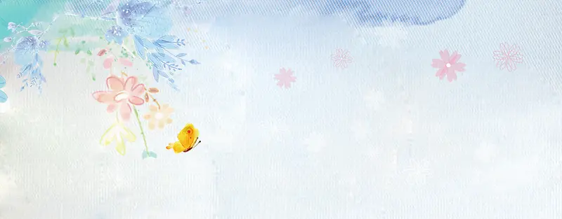 手绘文艺banner