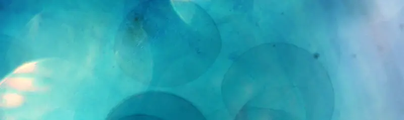 蓝色梦幻气泡细胞水底背景