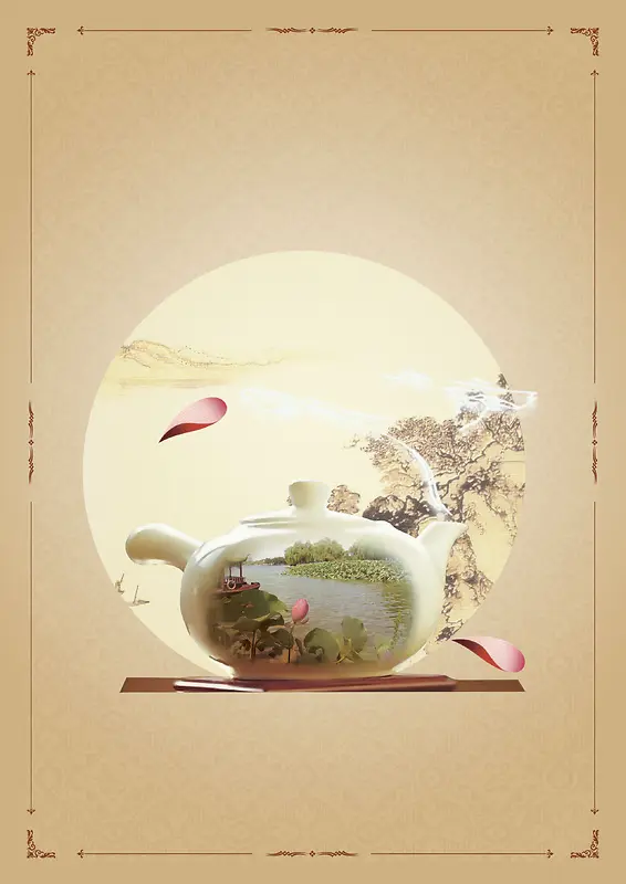 明月中秋茶壶文化背景
