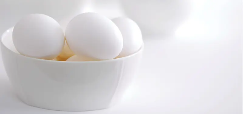 厨房场景白色鸡蛋