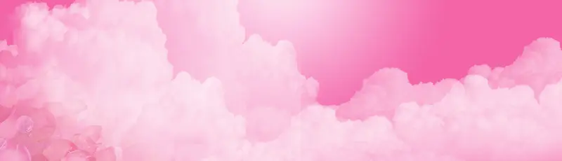 粉色云 背景