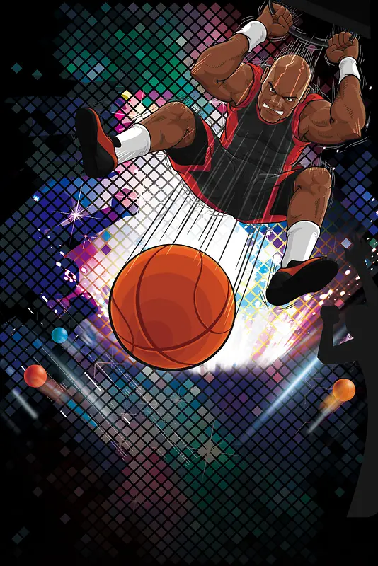 篮球比赛海报宣传背景