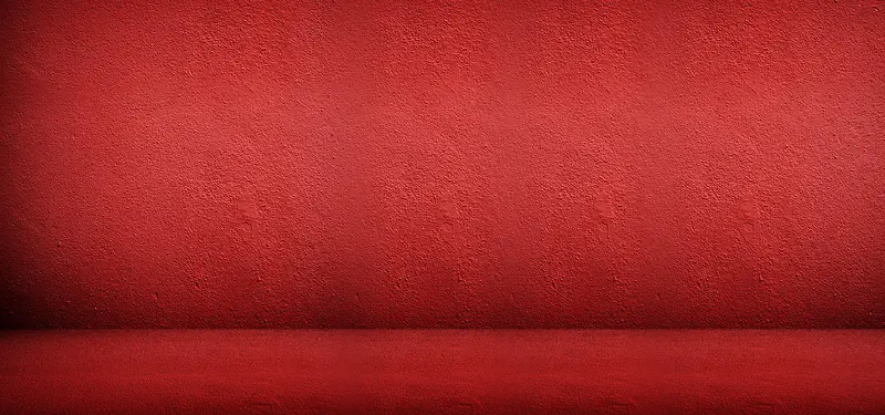 红色涂料墙背景