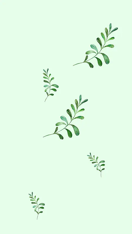 简约小清新H5背景