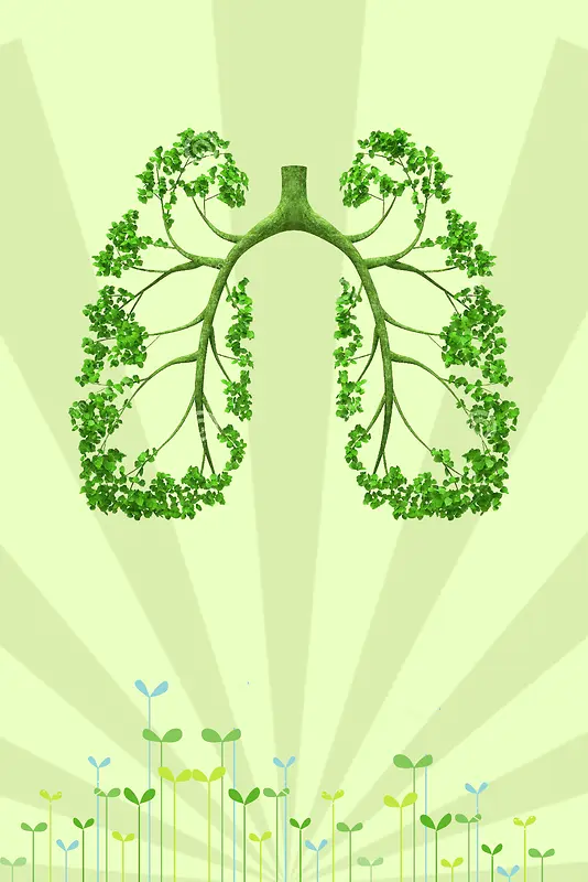 肺结核健康教育广告设计背景